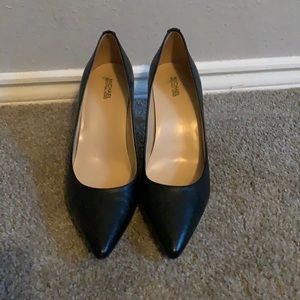 Michael Kors Black Leather Heels
